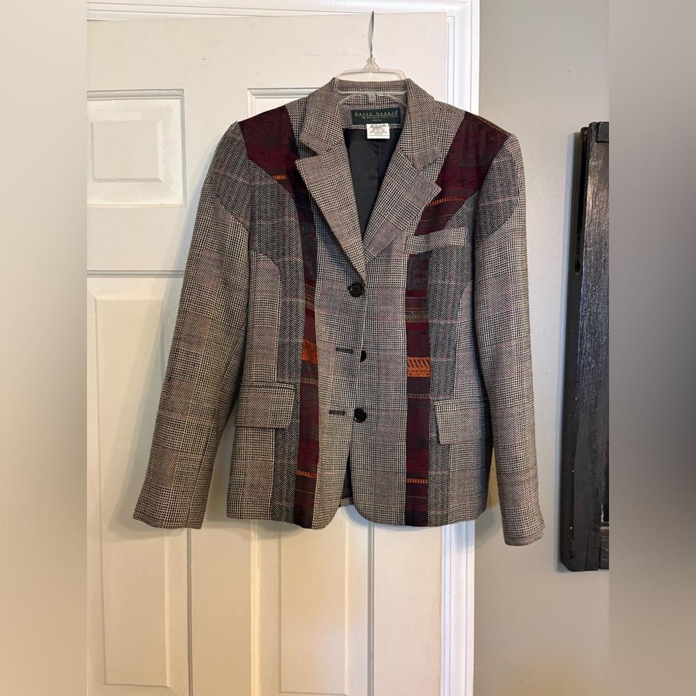 Really stunning multi fabric blazer! - Picture 1 of 6